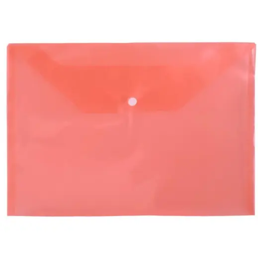 PVC Document Envelope Peach Front